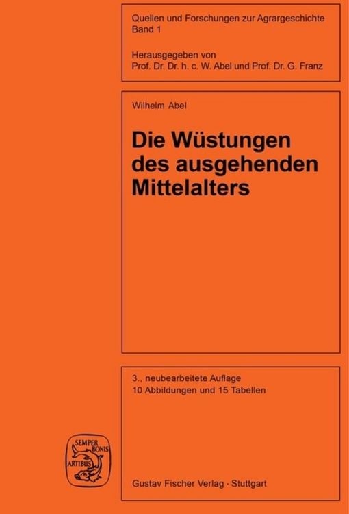 Produktbild: Die W&uuml;stungen des ausgehenden Mittelalters