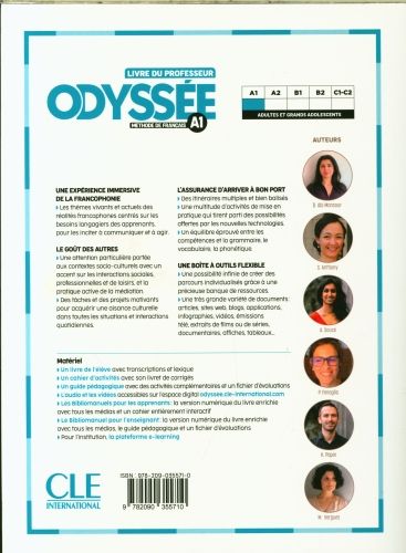 Produktbild: Odyss&eacute;e A1 : livre du professeur