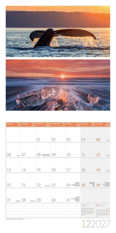 Produktbild: Colours of Nature Kalender 2027 - 30x30 - Art12