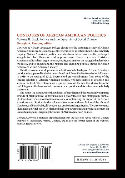 Produktbild: Contours of African American Politics