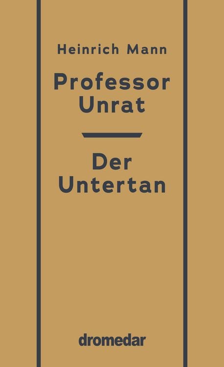 Produktbild: Professor Unrat, Der Untertan