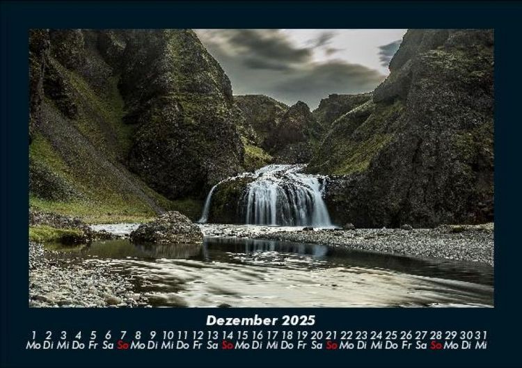 Produktbild: Wasserf&auml;lle 2025 Fotokalender DIN A5