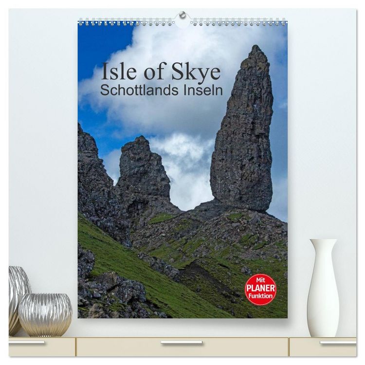 Produktbild: Isle of Skye - Schottlands Inseln - Familienplaner (hochwertiger Premium Wandkalender 2026 DIN A2 hoch), Kunstdruck in Hochglanz