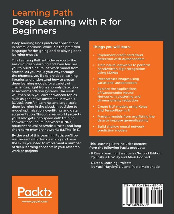 Produktbild: Deep Learning with R for Beginners