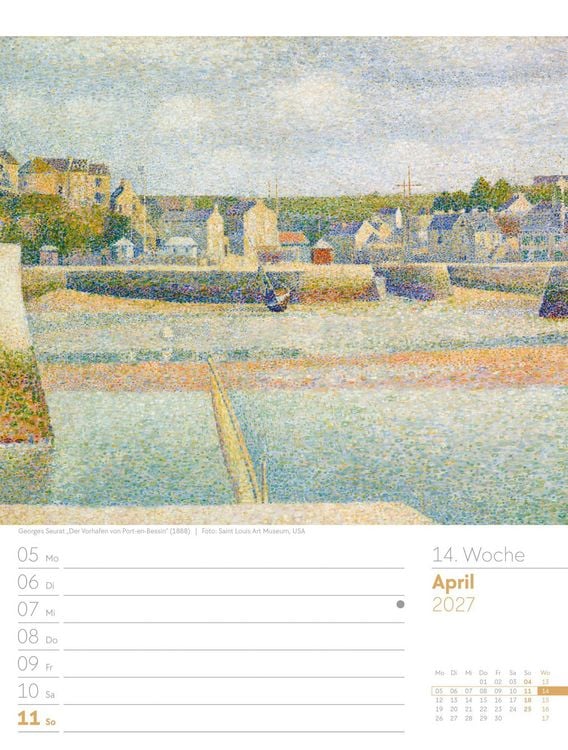 Produktbild: Kunstwelt Wochenplaner Kalender 2027 | Impressionismus und Klassische Moderne