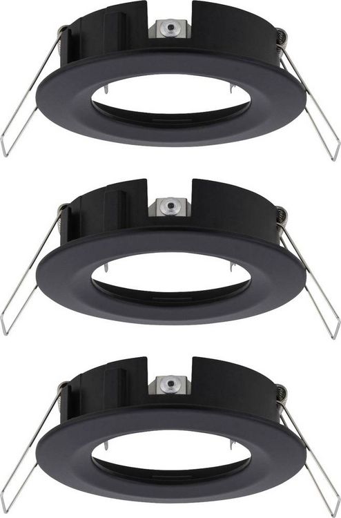 Produktbild: Paulmann 92481 EBL Choose Einbauring 3er Set 10W Schwarz (matt)