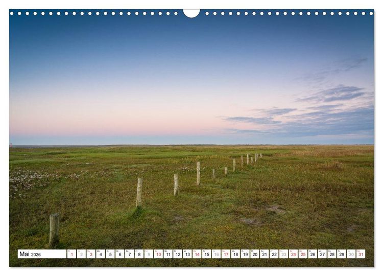 Produktbild: Eiderstedt - Willkommen am Watt (Wandkalender 2026 DIN A3 quer), CALVENDO Monatskalender