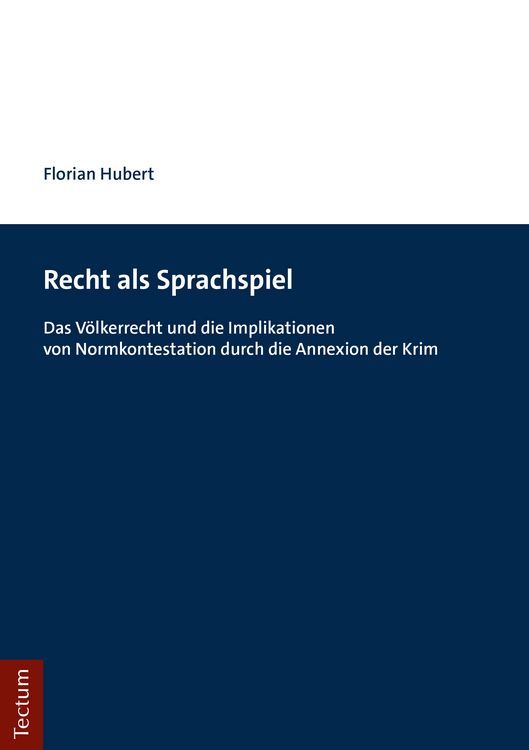 Produktbild: Recht als Sprachspiel
