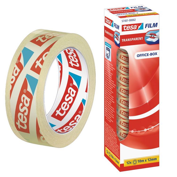 Produktbild: tesa Klebeband 12mmx10m 12 St&uuml;ck