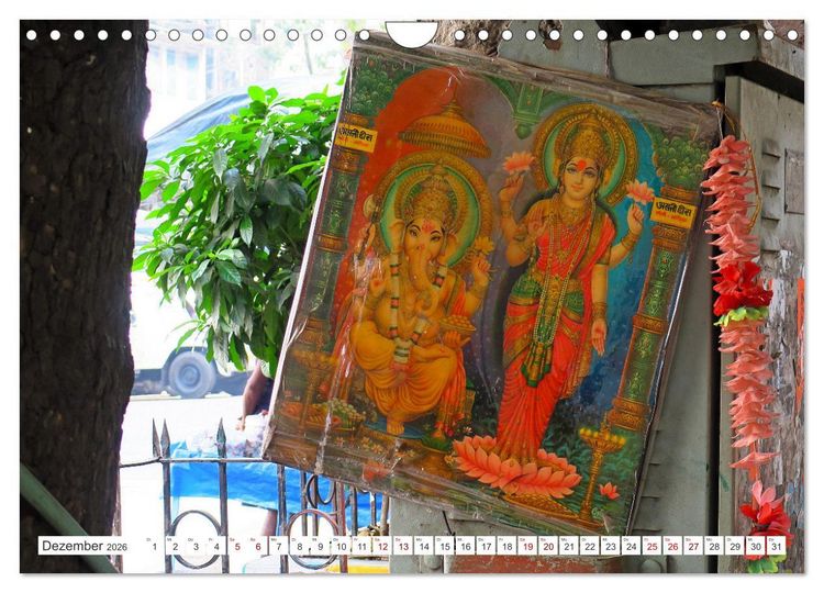 Produktbild: Kalkutta Altstadt Kolkata Oldtown (Wandkalender 2026 DIN A4 quer), CALVENDO Monatskalender