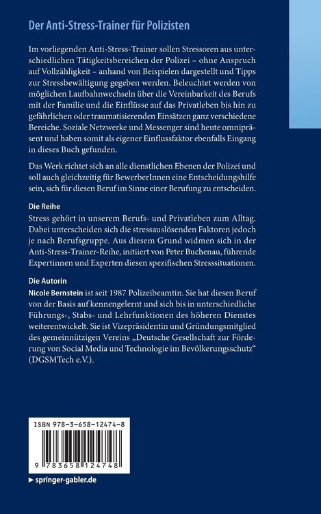 Produktbild: Der Anti-Stress-Trainer f&uuml;r Polizisten
