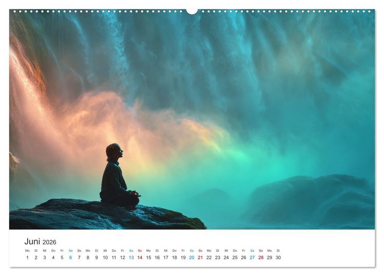 Produktbild: Balance des Lebens (hochwertiger Premium Wandkalender 2026 DIN A2 quer), Kunstdruck in Hochglanz