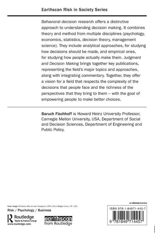 Produktbild: Judgment and Decision Making