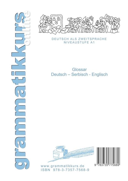 Produktbild: W&ouml;rterbuch Deutsch-Serbisch-Englisch Niveau A1