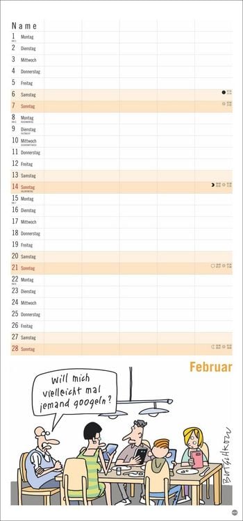 Produktbild: Peter Butschkow: Familienplaner 2027