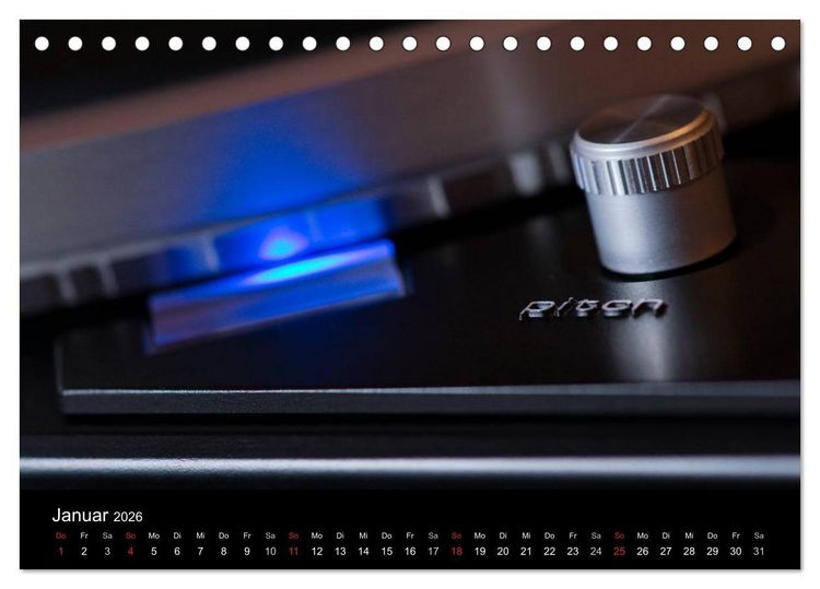 Produktbild: Vintage Turntables Made In Schwarzwald (Tischkalender 2026 DIN A5 quer), CALVENDO Monatskalender