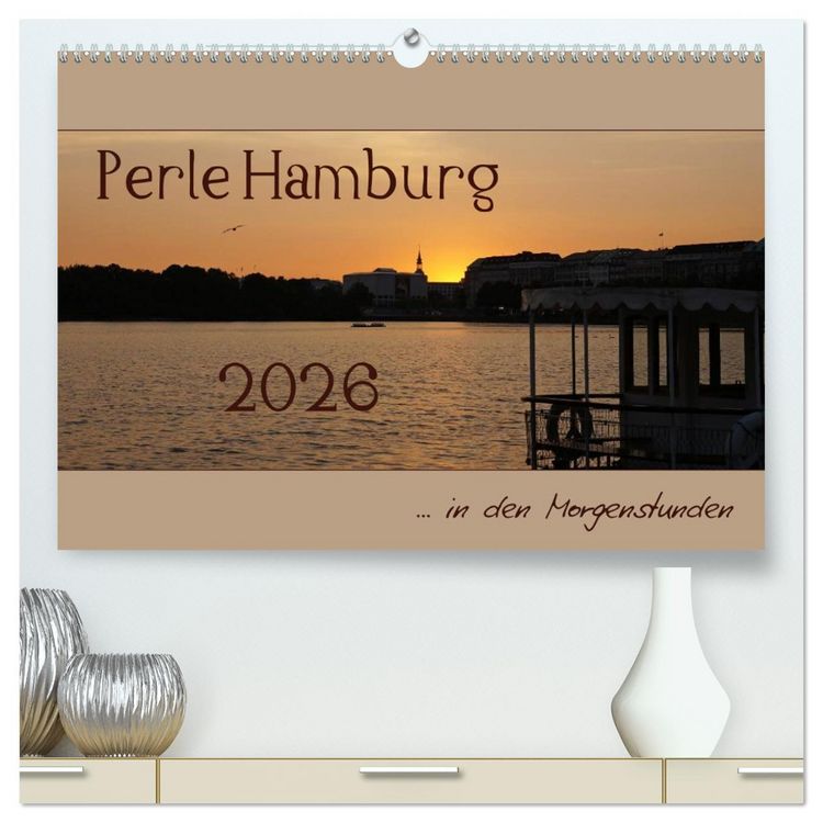 Produktbild: Perle Hamburg (hochwertiger Premium Wandkalender 2026 DIN A2 quer), Kunstdruck in Hochglanz