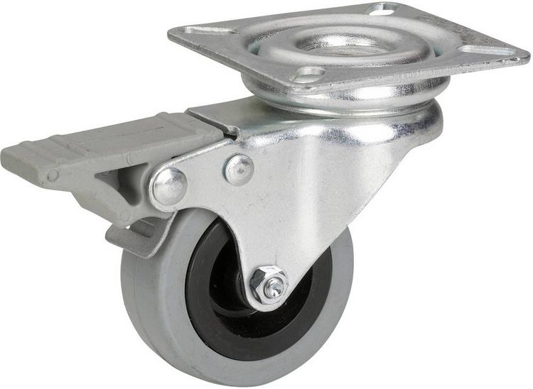 Produktbild: d&ouml;rner + helmer 771100C Lenkrolle Rad-Durchmesser: 50mm Tragf&auml;higkeit (max.): 35kg 1St.