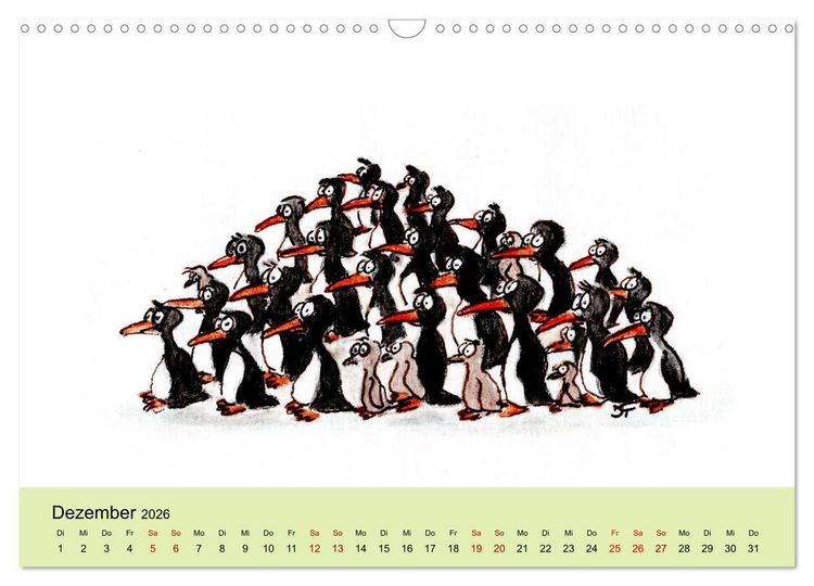 Produktbild: Gemeinsam stark (Wandkalender 2026 DIN A3 quer), CALVENDO Monatskalender