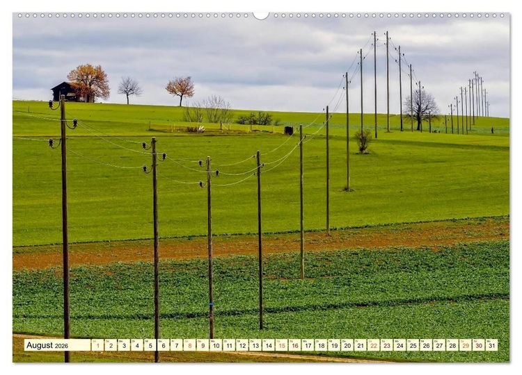 Produktbild: Strommasten - Wege des Stroms (hochwertiger Premium Wandkalender 2026 DIN A2 quer), Kunstdruck in Hochglanz