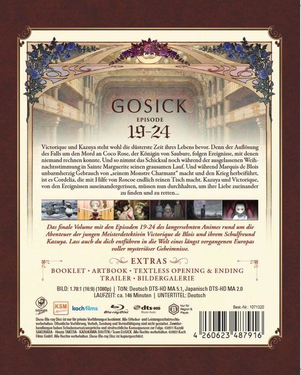 Produktbild: Gosick Vol. 4 (Ep. 19-24) im Sammelschuber