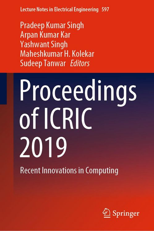 Produktbild: Proceedings of ICRIC 2019