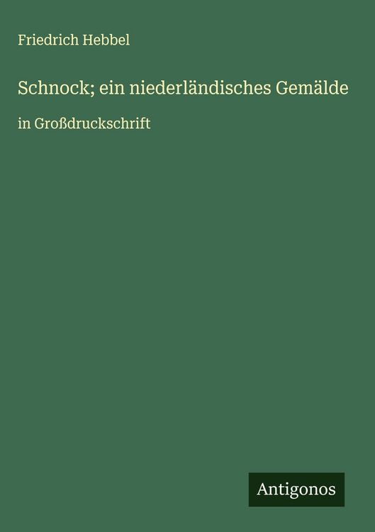 Produktbild: Schnock; ein niederl&auml;ndisches Gem&auml;lde