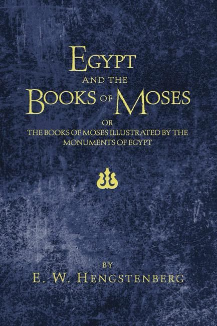 Produktbild: Egypt and the Books of Moses