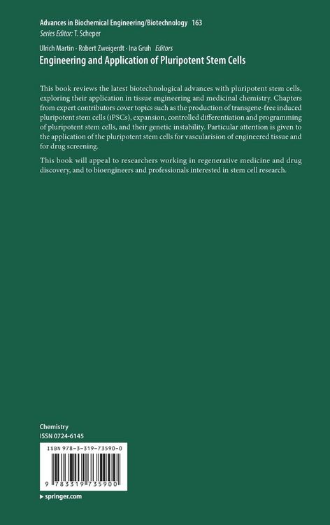Produktbild: Engineering and Application of Pluripotent Stem Cells
