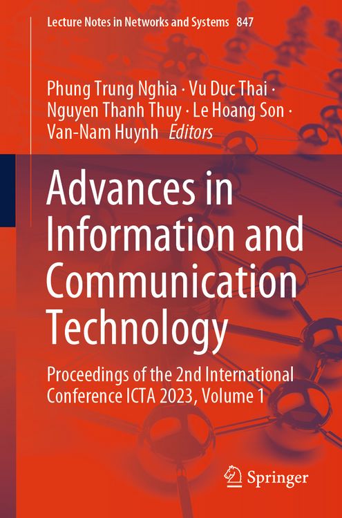 Produktbild: Advances in Information and Communication Technology