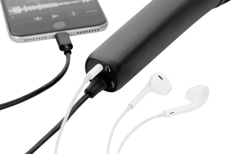 Produktbild: Handymikrofon IK Multimedia iRig Mic HD 2 &Uuml;bertragungsart (Details):Kabelgebunden inkl. Kabel, inkl. Tasche, inkl. Stativ