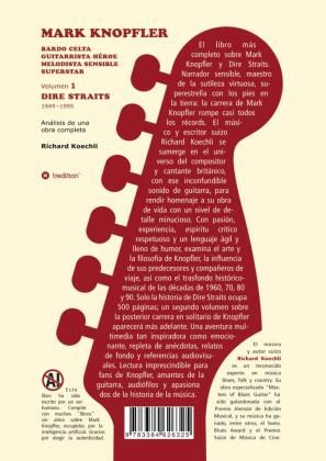 Produktbild: Mark Knopfler (Volumen 1, Dire Straits) &ndash; el apasionante libro de 530 p&aacute;ginas, edici&oacute;n especial en espa&ntilde;ol