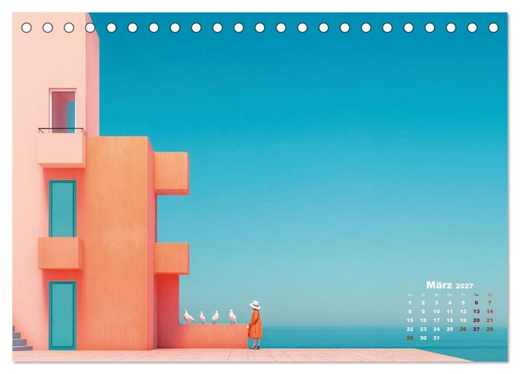 Produktbild: Die Essenz der leisen Formen (Tischkalender 2027 DIN A5 quer), CALVENDO Monatskalender