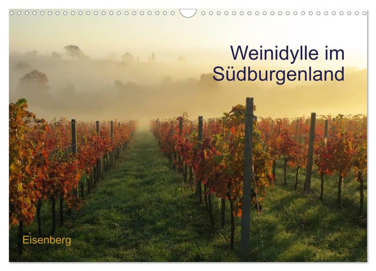 Produktbild: Weinidylle im S&uuml;dburgenland (Wandkalender 2026 DIN A3 quer), CALVENDO Monatskalender