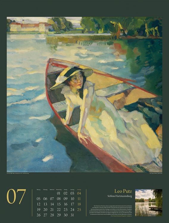 Produktbild: KunstGeschichten Kalender 2027 | Meisterwerke und die Orte ihrer Inspiration