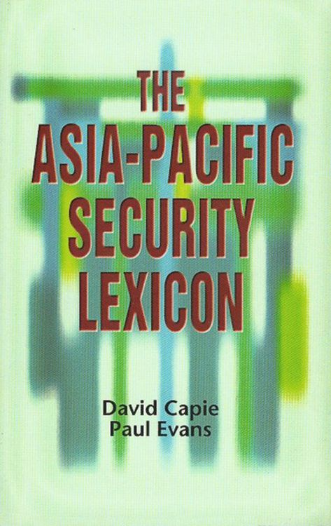 Produktbild: The Asia-Pacific Security Lexicon