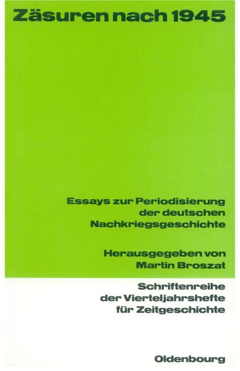Produktbild: Z&auml;suren nach 1945