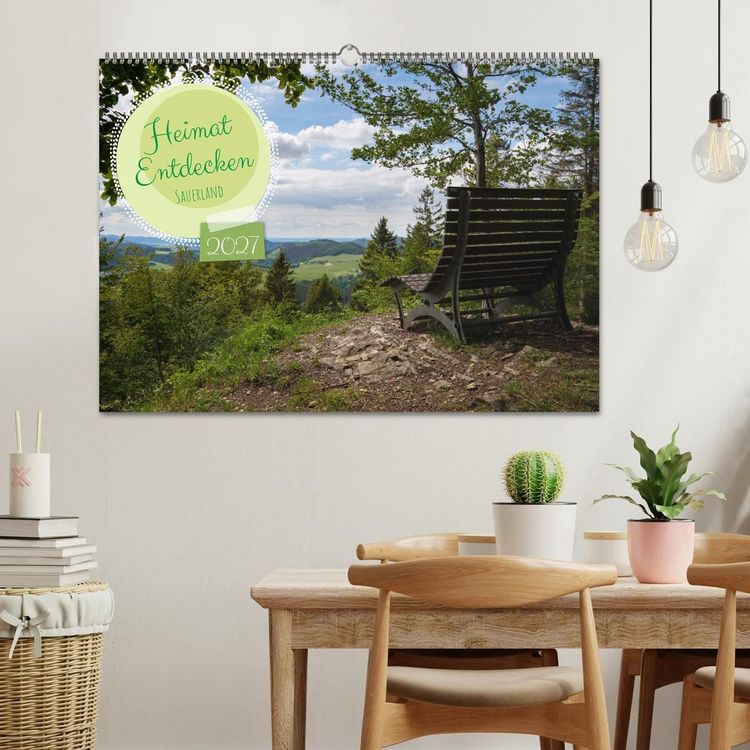 Produktbild: Heimat Entdecken: Sauerland (Wandkalender 2027 DIN A2 quer), CALVENDO Monatskalender