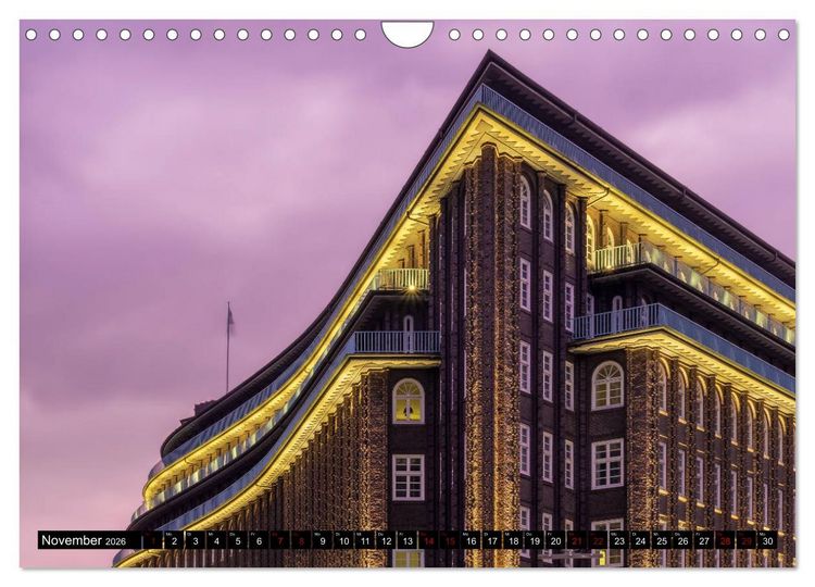 Produktbild: Hamburger Highlights (Wandkalender 2026 DIN A4 quer), CALVENDO Monatskalender