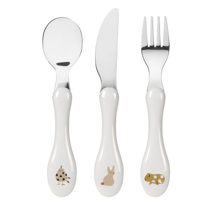 Produktbild: Cutlery 3 pcs Little Mateys spicy orange