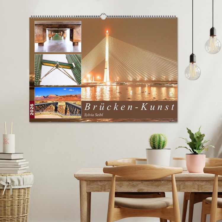 Produktbild: Br&uuml;cken - Kunst (Wandkalender 2026 DIN A2 quer), CALVENDO Monatskalender