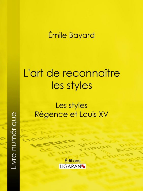 Produktbild: L'art de reconna&icirc;tre les styles