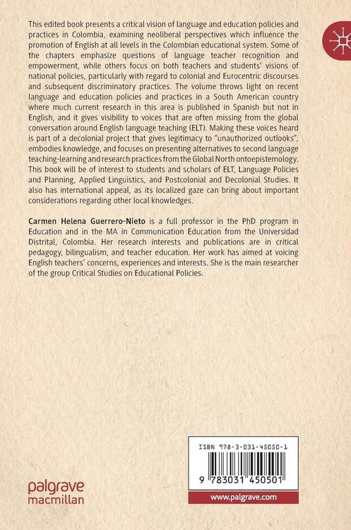 Produktbild: Unauthorized Outlooks on Second Languages Education and Policies