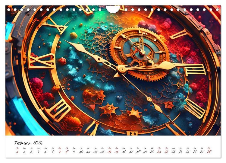 Produktbild: Abstrakte Zeitspr&uuml;nge (Wandkalender 2026 DIN A4 quer), CALVENDO Monatskalender