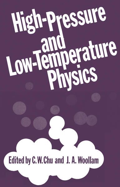 Produktbild: High-Pressure and Low-Temperature Physics