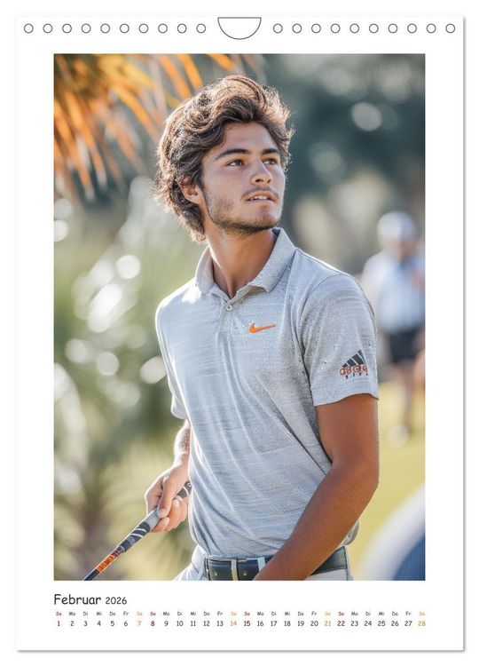Produktbild: Schwungvolle Eleganz - Die Faszination des Golfsports (Wandkalender 2026 DIN A4 hoch), CALVENDO Monatskalender