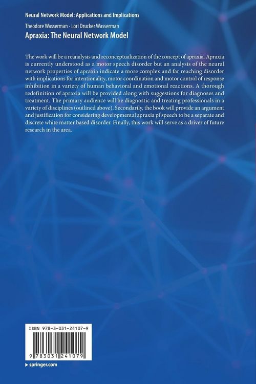 Produktbild: Apraxia: The Neural Network Model