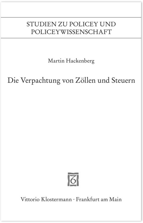 Produktbild: Die Verpachtung von Z&ouml;llen und Steuern
