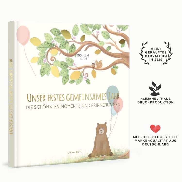 Produktbild: Babyalbum - UNSER ERSTES GEMEINSAMES JAHR