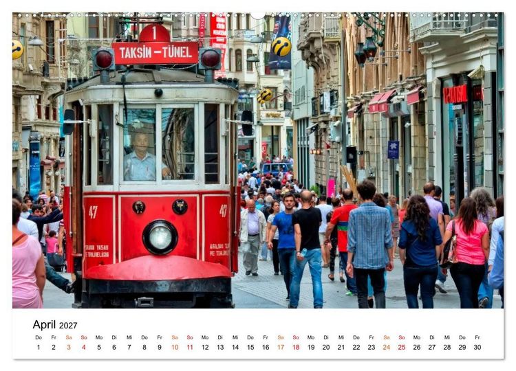 Produktbild: TRAM CLASSICS - Stra&szlig;enbahn Nostalgie (hochwertiger Premium Wandkalender 2027 DIN A2 quer), Kunstdruck in Hochglanz